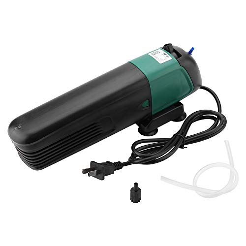 Kafuty Filtro de Acuario Esterilizador UV Lámpara Tanque de Peces Bomba de oxígeno Purificación de Agua 220-240V(5W)