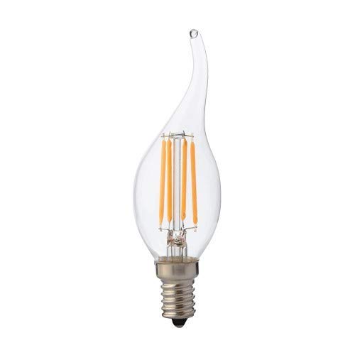 Kaiser-Handel 9968 - Bombilla decorativa (E14, LED, 2700 K, 4 W)