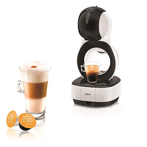 Krups Dolce Gusto Lumio cafetera eléctrica con caja de descubrimiento de 6 Cápsulas blanco