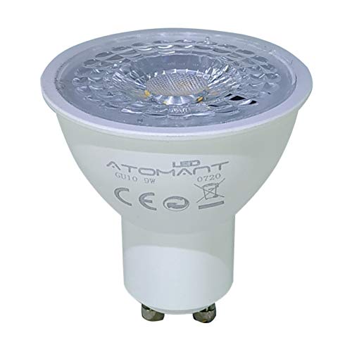 (LA) 10x GU10 LED 7W potentisima ! Halogeno LED 680 lumenes reales - Recambio bombillas 70w -(Blanco Neutro 4500k)