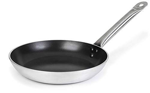 LACOR Chef Tricapa Sarten, Aluminio, Plateado/Negro, 24 cm