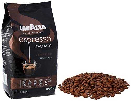 Lavazza Café en Grano Caffè Espresso, Paquete de 1 Kg