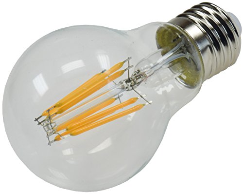 'LED Bombilla E27 filamento de "g60 K transparente, Edison, 3000 K, 750L 230 V/8 W, blanco cálido, Retrofit, clásica diseño forma