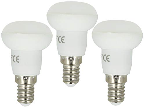 LEDLUX 3 Piezas Bombilla Reflectora Led E14 R39 3W 220V