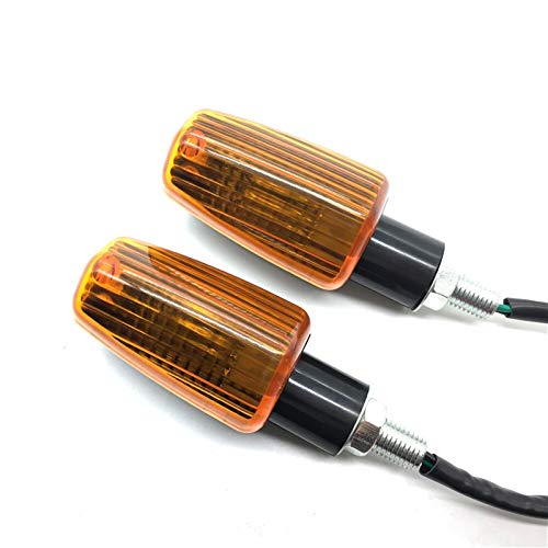 Luces de señal de Giro de la Motocicleta 4pcs Bomber Bomber Amber Flasher Light for la lámpara Universal (Color : Amber)