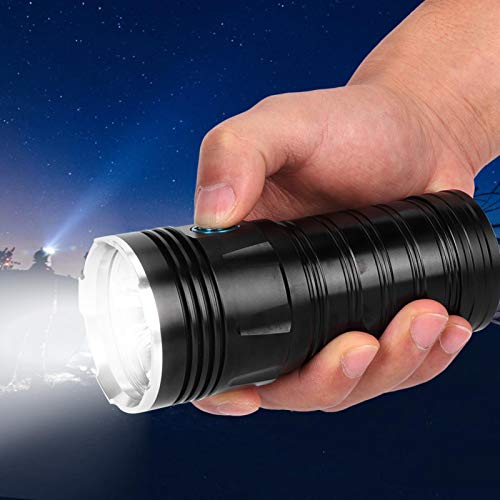 Luz brillante Antorcha Linterna USB Linterna recargable P50LED Lámpara Perla Portátil Recargable Ligero para Camping Senderismo Emergencia