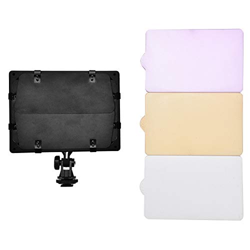 Luz de video LED W160 Luz de video LED Luz de video Fotografía Lámpara de luz Panel 6000K Alto brillo 160PCS LED para cámara DSLR Videocámara DV 1150LX Brillo central Ángulo de haz de 60 °