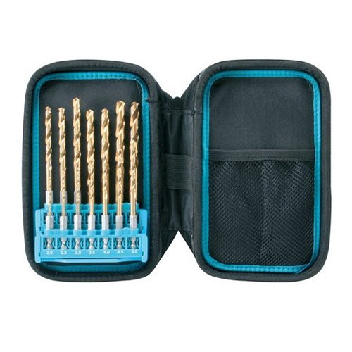 Makita P-90059 14 bolsas de brocas HSS, 0 V, negro