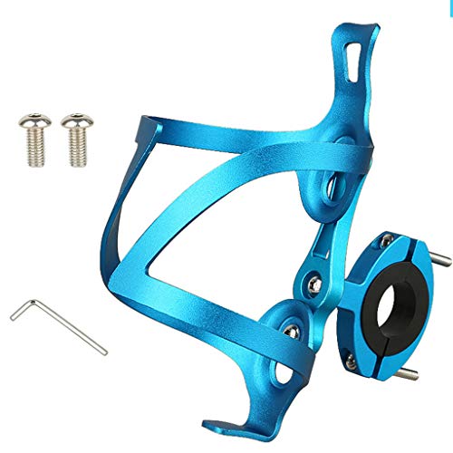 Manman Mini Light Durable Spiral Fahrrad Flaschenhalter Fahrrad Wasser Cup Rack Display Halter Fahrrad Wasser Flaschenhalter Fahrrad Flaschenhalter, Für Fahrräder Mountainbikes-Blau