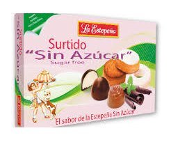 Mantecados et Chocolates surtidos sin azúcar lata 285 g