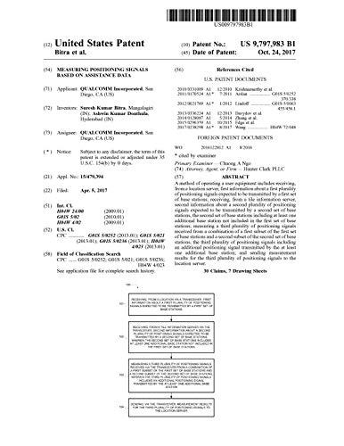 Measuring positioning signals based on assistance data: United States Patent 9797983 (English Edition)