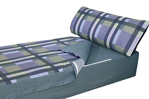 Montse Interiors, S.L. - Saco Nórdico Estampado Cuadros, Modelo Oregon, para Cama de 90x190/200