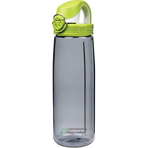 Nalgene Everyday OTF - Botella de plástico, color Gris/tapa verde y blanco., tamaño 0,7 l