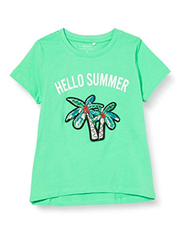 NAME IT NKFJOSEY SS Top Camiseta, Spring Bud, 122 cm-128 cm para Niñas