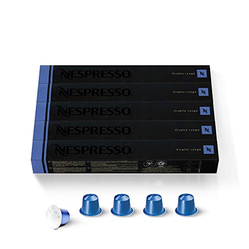 Nespresso Vivalto Lungo, Pack of 5, 5 x 10 Capsules