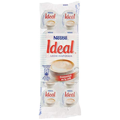 Nestlé Ideal Leche evaporada - Paquete de 10 x 7.50 gr - Total: 75 gr