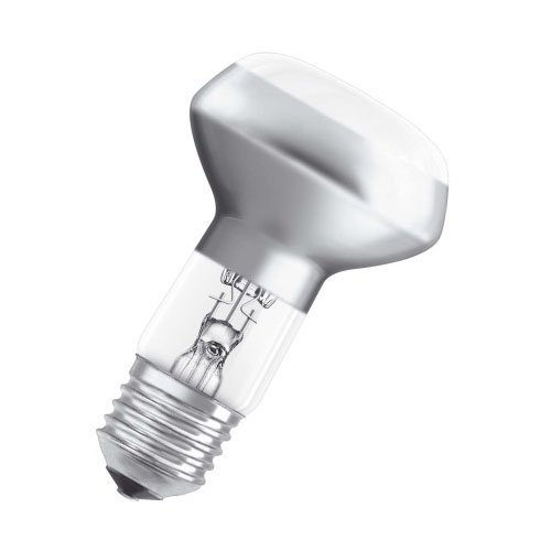 Osram Classic R63 Bombilla Halógena, Cristal, Blanco Cálido, 10.2 cm