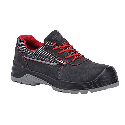 Paredes BETA GRIS PAREDES SM5061-GR/44 - Zapato seguridad gris. Puntera + plantilla Compact No metálica. Modelo BETA GRIS. Categoría S1P SRC - Talla 44