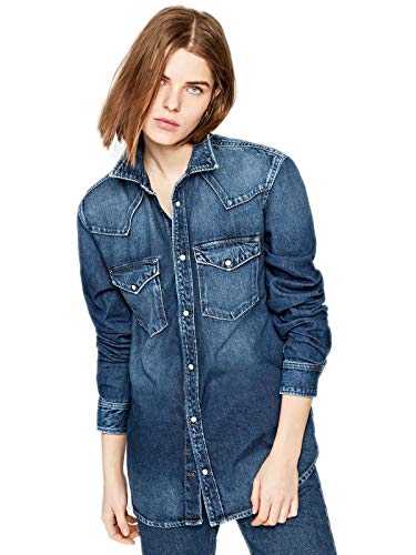 Pepe Jeans - Camisa deportiva - para mujer Denim Medio L