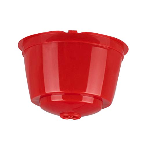 PETSOLA 1 Unidad de Filtro de Tazas K Individual Recargable Y Reutilizable para Máquina de Cafeteras - Rojo, Individual