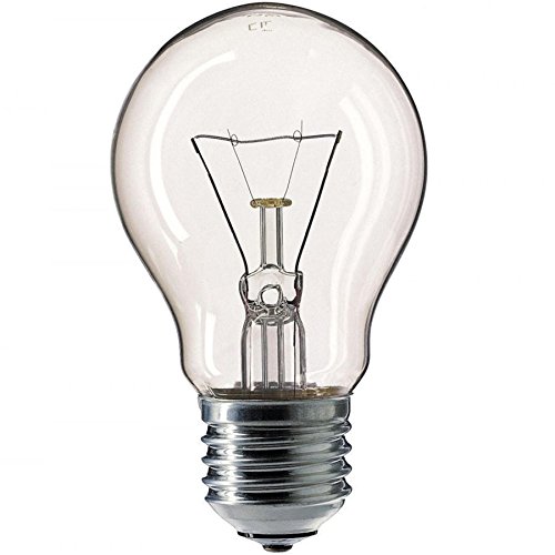 Philips 30600003 E - Bombilla incandescente (cristal, 60 W, E27, 5,5 x 5,5 x 9,25 cm)