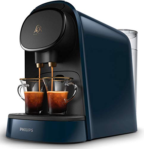 Philips cápsulas CAFETERA Express LM8012/41 L'OR Barista Azul (Doble CAPUSLA), 1 Liter, Plástico