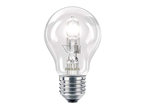 Philips EcoClassic - Bombilla halógena (E27, 53 W/70 W)