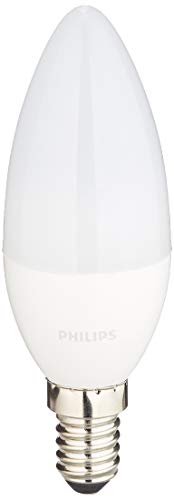 Philips Lighting Bombilla LED E14, 5.5 W, Luz cálida, 2 unidades, 2