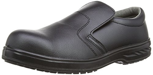 Portwest FW81 - Slip-On de seguridad S2 Zapato, color Negro, talla 47