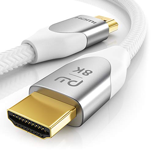 Primewire – 3m - Cable Premium HDMI 2.1-8K a 60 Hz - 4K a 120 Hz DSC - HDTV 7680 x 4320 - UHD II - HDMI 2.1 2.0a 2.0b - 3D - Alta Velocidad Ethernet – HDR - ARC – Compatible BLU Ray PS4 PS5 Xbox