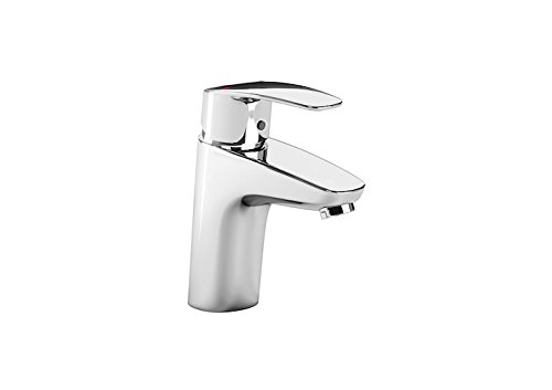 Roca A5A3298C00 Colección Monodin-N, Mezclador Lavabo, Cuerpo Liso, Cold Start, Cromado