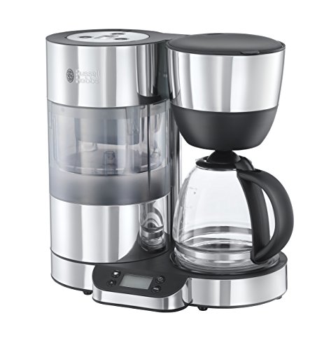 Russell Hobbs Cafetera de Goteo Clarity 20770-56, Negro, Acero inoxidable, Transparente