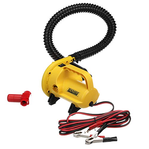 Seachoice 86987 12V High Pressure Portable Air Pump, for Boating and General Inflatables