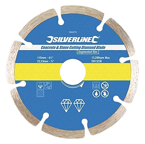 Silverline 633624 - Disco abrasivo (tamaño: 125x22.2mm)