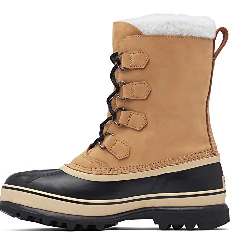 Sorel Caribou, Botas de Invierno Hombre, Marrón (Buff), 48 EU