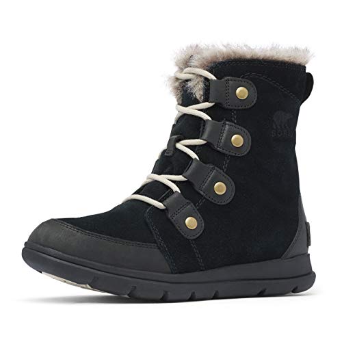 Sorel Madson Chukka Waterproof Botas para Nieve, Mujer, Negro (Black, Dark Stone), 37.5 EU