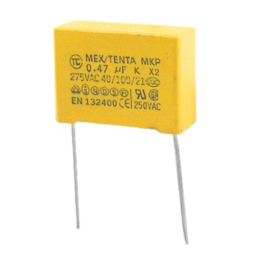 sourcing map AC 275V 10% 0,47uF Condensadores de seguridad sumergibles MKP X2 10 pcs