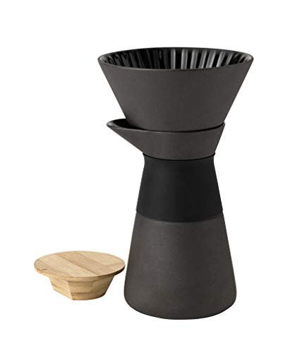 Stelton 14 x 14 x 23,5 cm, el lento BREW cafetera eléctrica, color negro