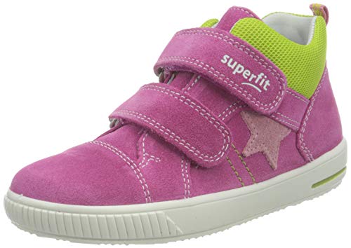 Superfit Moppy, Zapatillas Niñas, Rosa, Verde, 27 EU