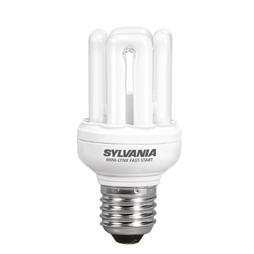 Sylvania LAMPARA FLUOCOMPACTA E14, 8 W, Blanco