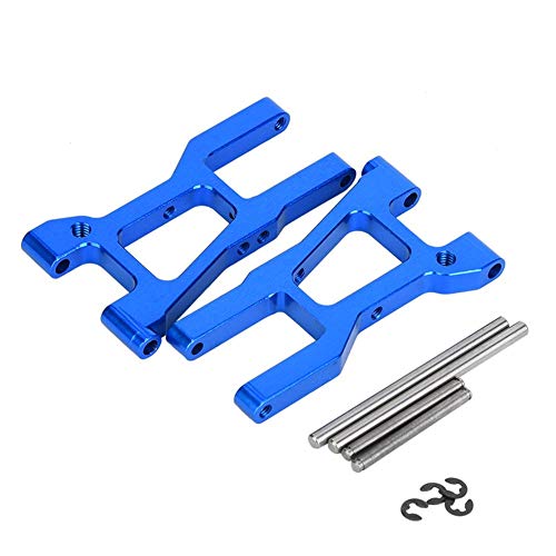 Tbest 2PCS RC Brazo de suspensión, reemplazo de Brazos de suspensión de Aluminio Inferiores Delanteros 1/10 RC Car Upgrade Parts Accessory(Azul Oscuro （RS4004NB）)