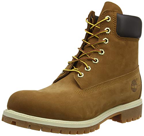 Timberland 6-Inch Premium Boot, Botas para Hombre, Marrón (Rust Nubuck), 43 EU