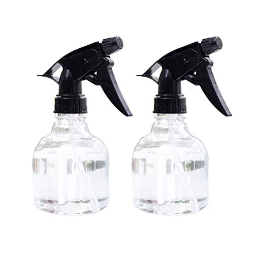 TOPBATHY 2 Piezas Botellas de Spray de Peluquería Plástico Pulverizador de Niebla Recargable Vacío Maceta de Riego de Planta de Jardín Puede Rociador (Patrón Aleatorio)