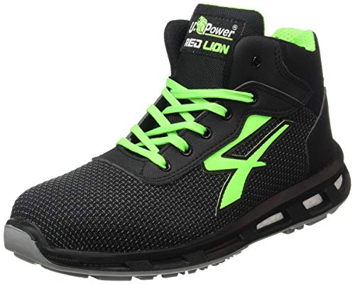 U-Power RL10356-42, RL10356-42-Calzado de Seguridad Gama Red Lion Modelo Hard S3 SRC Talla Hombre, Negro, 42 EU