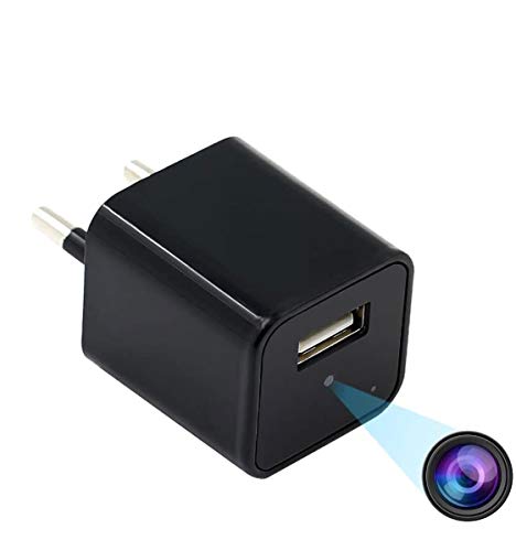 USB Wall Charger Cámara Espía,UYIKOO HD 1080P Ocultos Cámara with 32GB Internal Memory Nanny Camera for Home/Office Surveillance