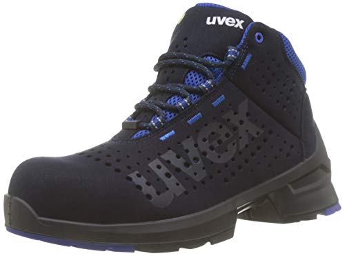 Uvex 1 Bota de Seguridad S1 SRC | Zapato Profesional de Trabajo | Punta Antiaplastamiento de Composite | Azul