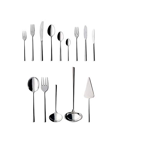 Villeroy & Boch Piemont Cubertería, 18/10 Acero Inoxidable, Metal