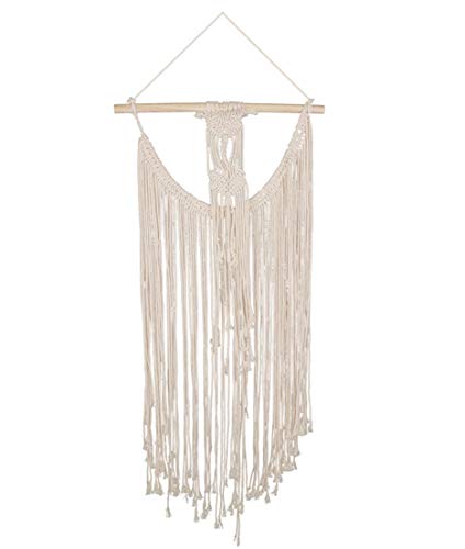 VJUKUBCUTE Macrame Flecos Tapicería Bohemio Decoración Mal Elegante Pared Colgante De Fondo De La Boda Arco Ventana Cubriendo La Cortina del Cabecero, 45CM W X 120Cm L