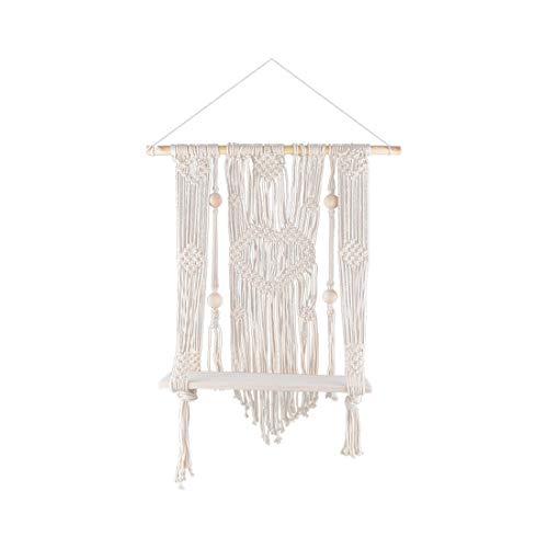 VJUKUBCUTE Macrame Flecos Tapicería Bohemio Decoración Mal Elegante Pared Colgante De Fondo De La Boda Arco Ventana Que Cubre Cabecera Cortina, 50CM W X 100Cm L