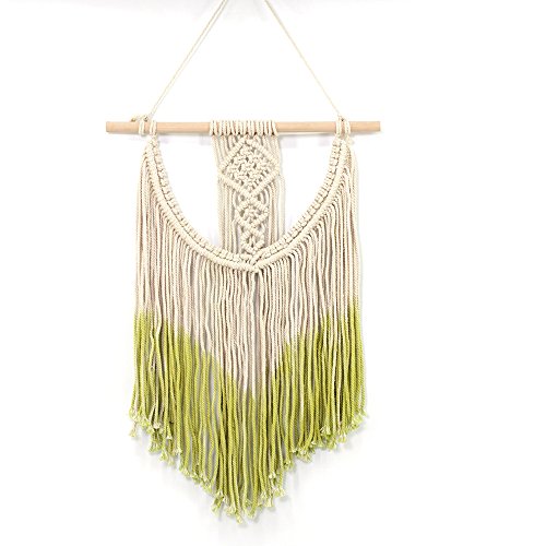 VJUKUBWINE Gran Macramé Flecos Tapicería Bohemio Decoración Mal Elegante Pared Colgante De Fondo De La Boda Arco Ventana Cubriendo La Cortina del Cabecero, 45CM W X 90Cm L